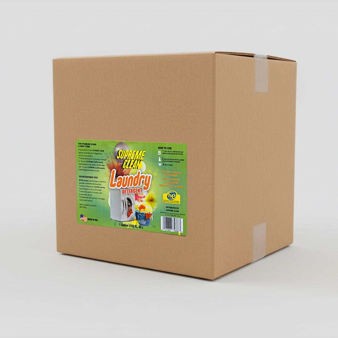 Laundry Detergent/ Tank = 1 gallons/ Box 4x1 Galones