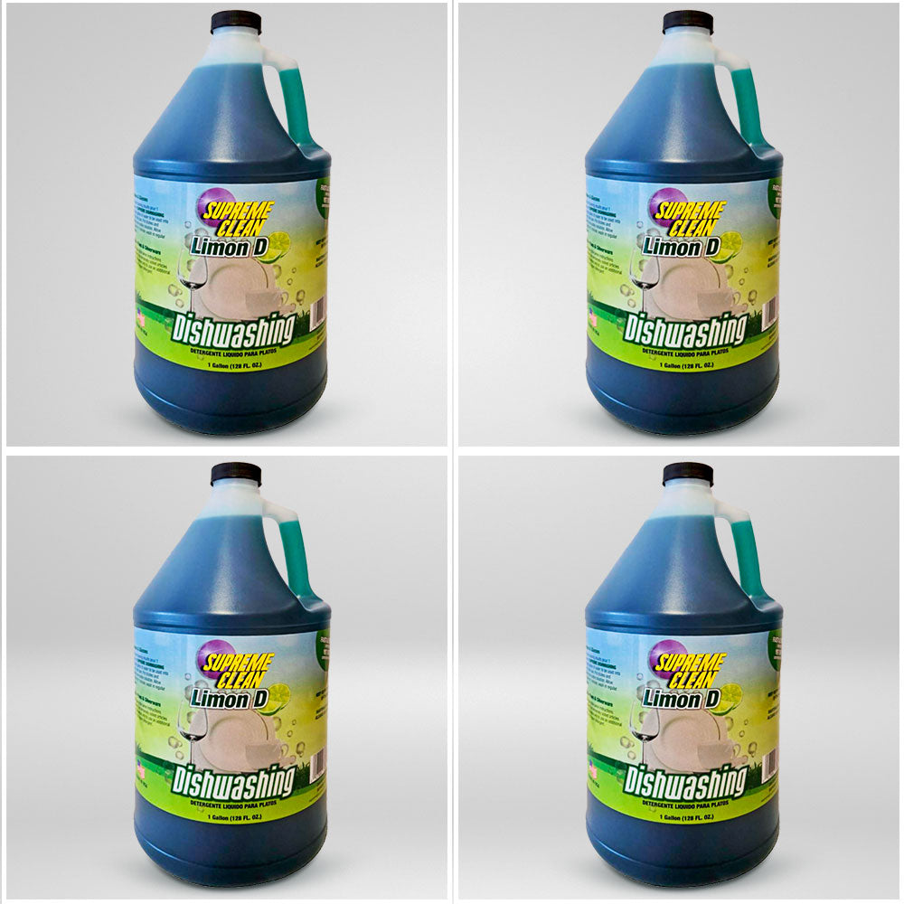 Dishwashing Lemon D Soap/ Tank = 1 gallons/ Box 4x1 Galones