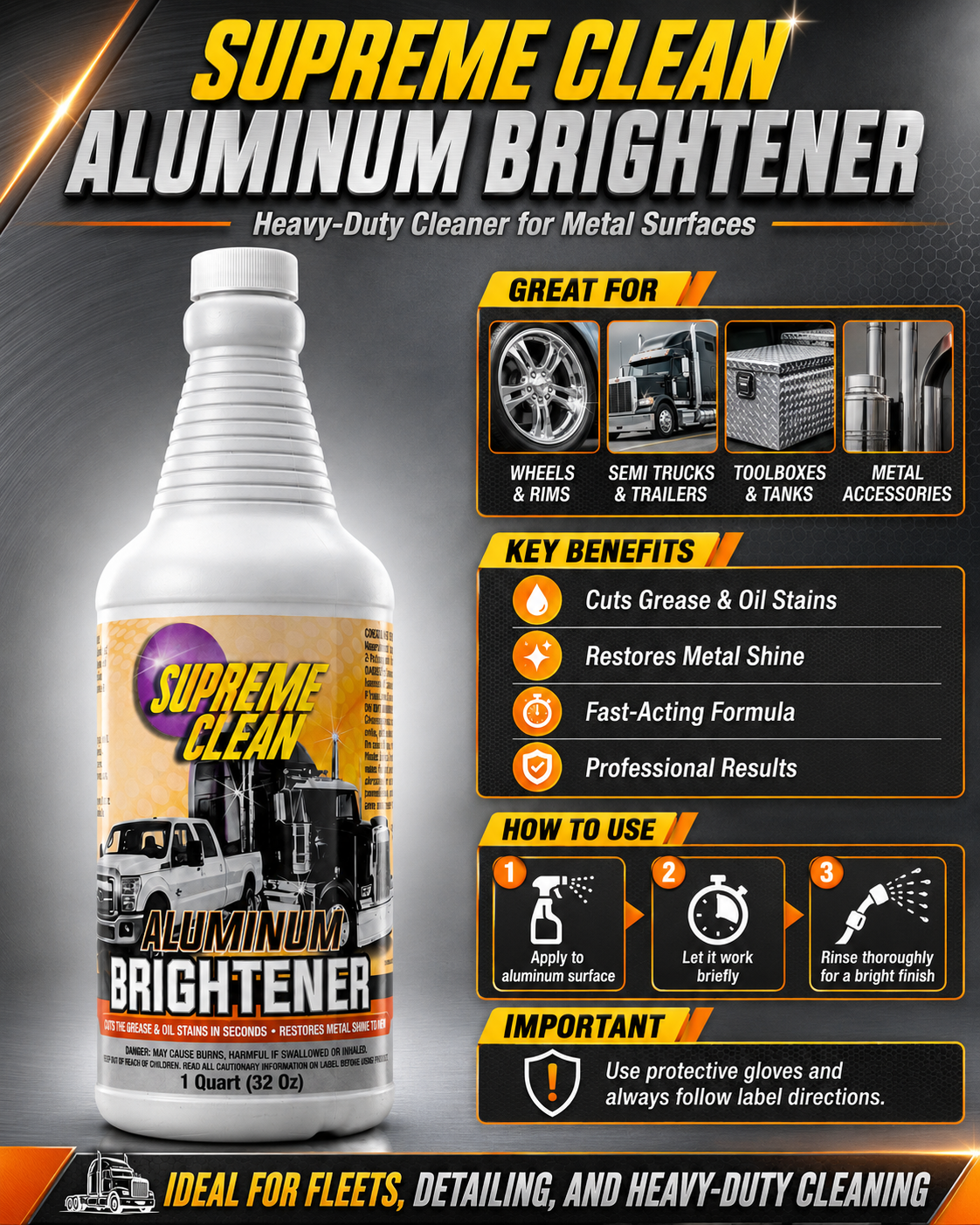 Aluminum Brightener 32oz