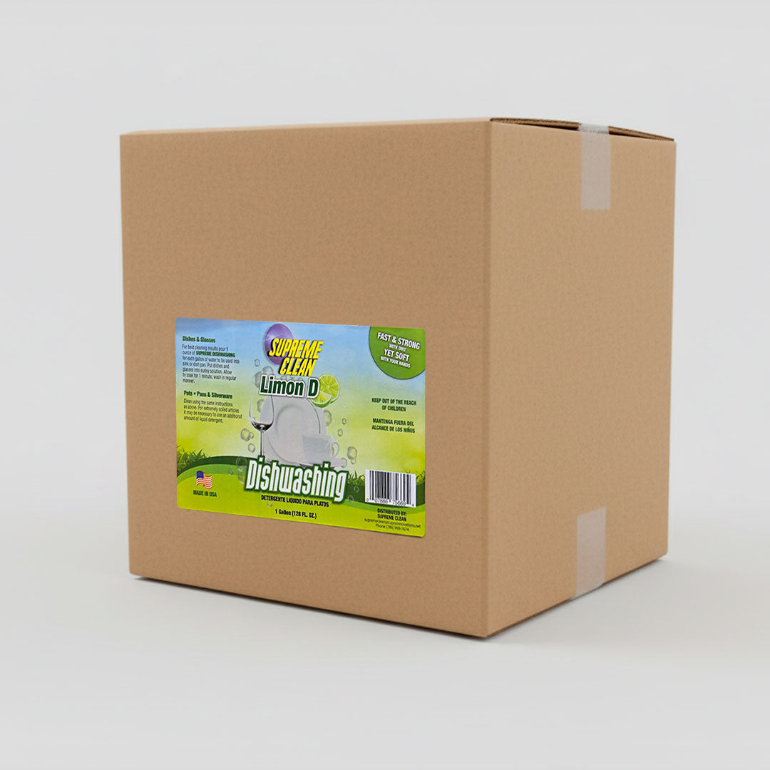Dishwashing Lemon D Soap/ Tank = 1 gallons/ Box 4x1 Galones