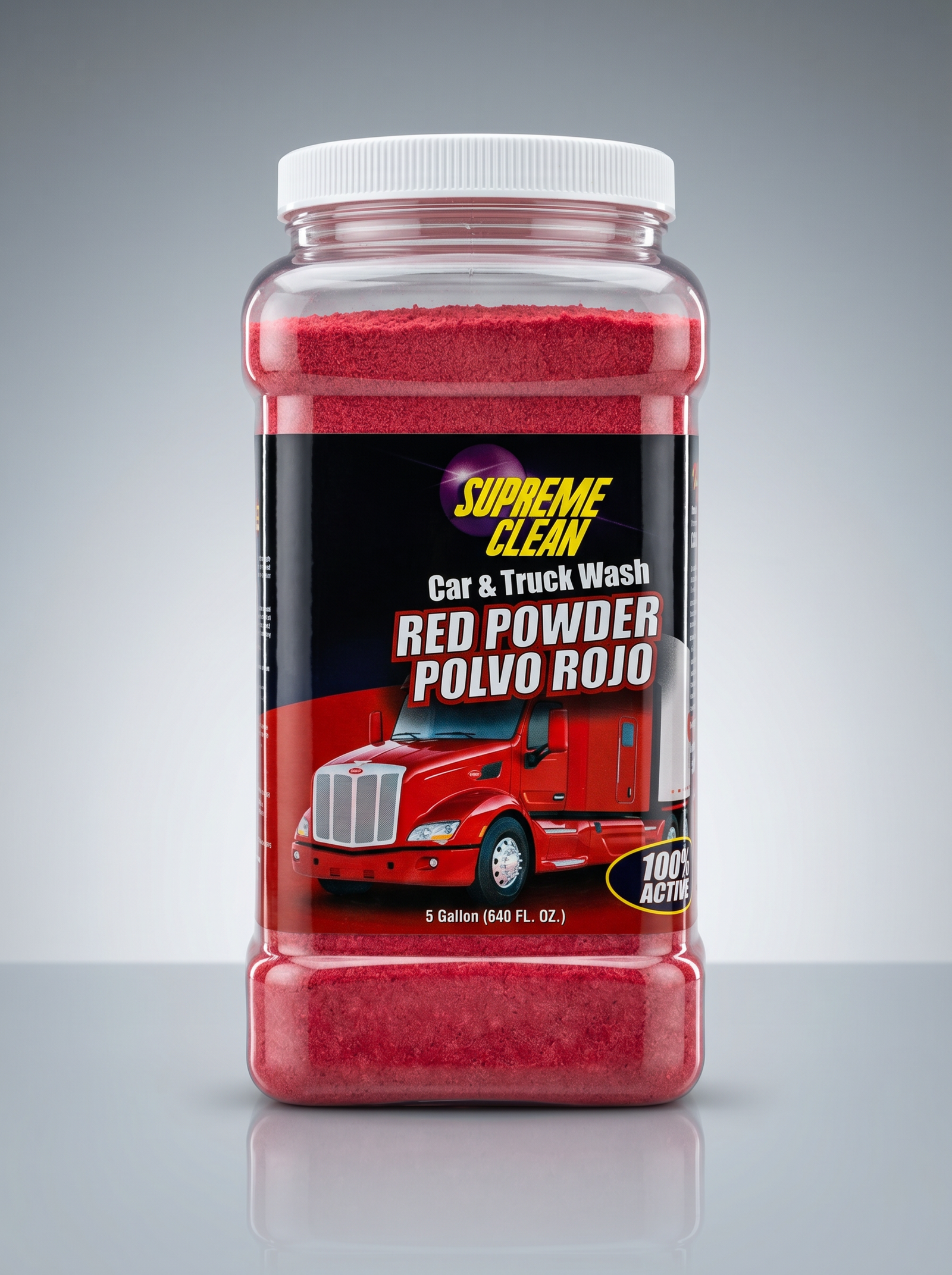Car & Truck Wash Red Powder