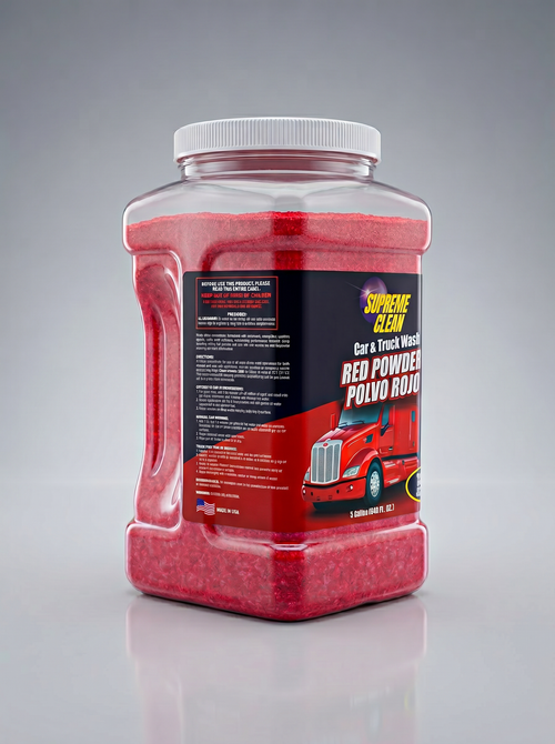 Car & Truck Wash Red Powder