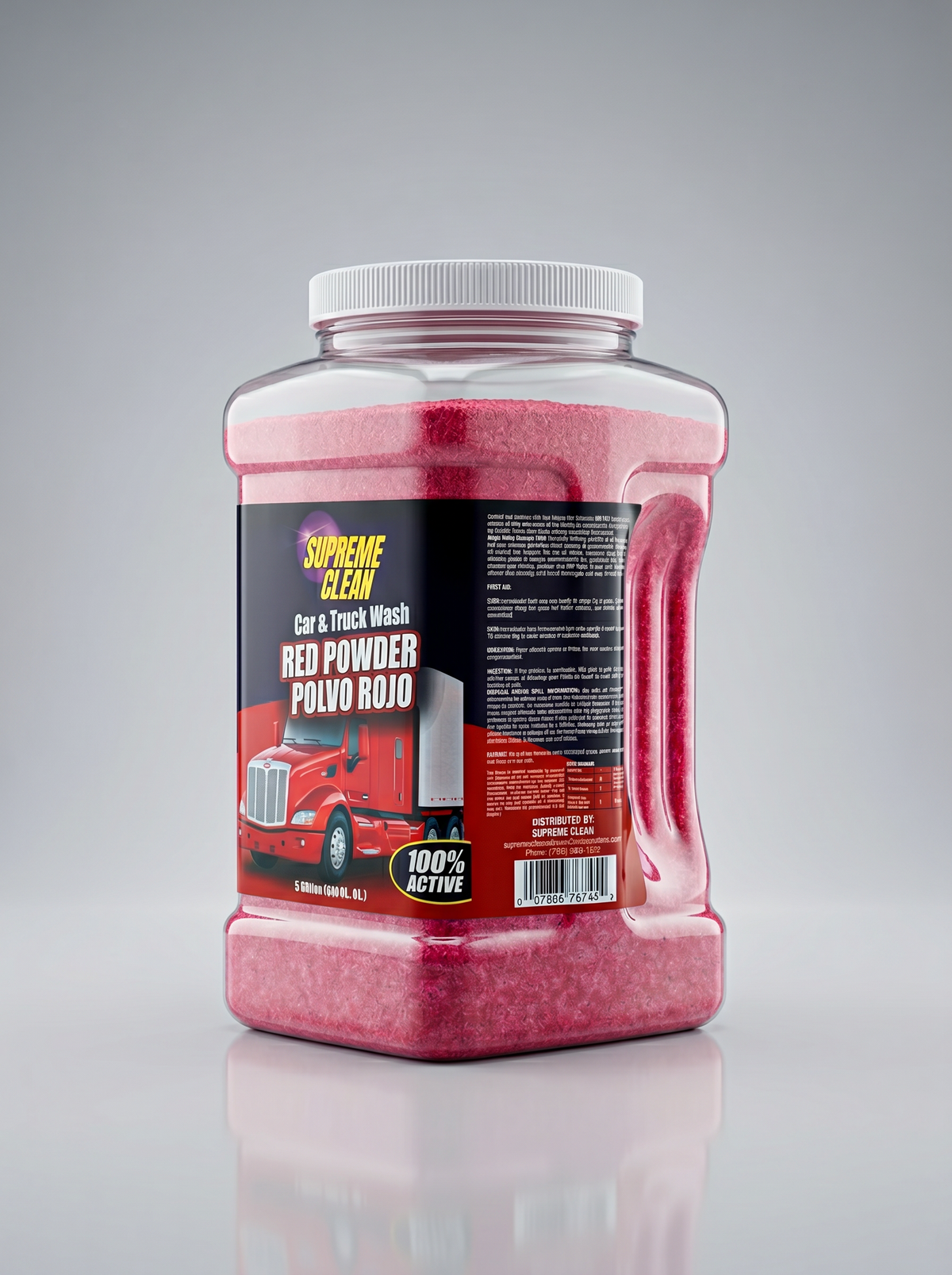 Car & Truck Wash Red Powder