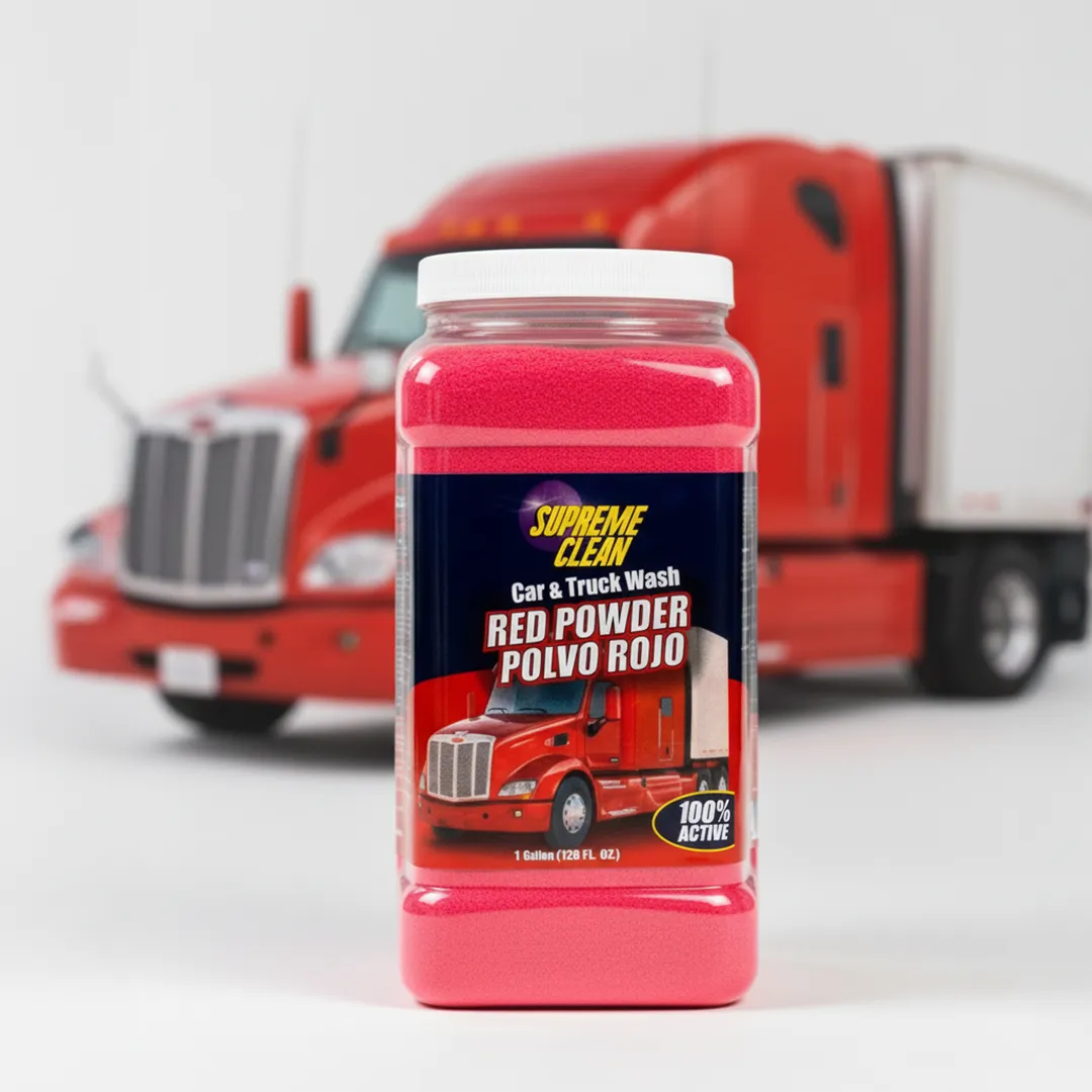 CAR  & TRUCK WASH RED POWER / Box 6x1 Galones