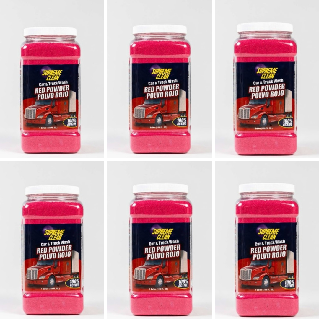 CAR  & TRUCK WASH RED POWER / Box 6x1 Galones