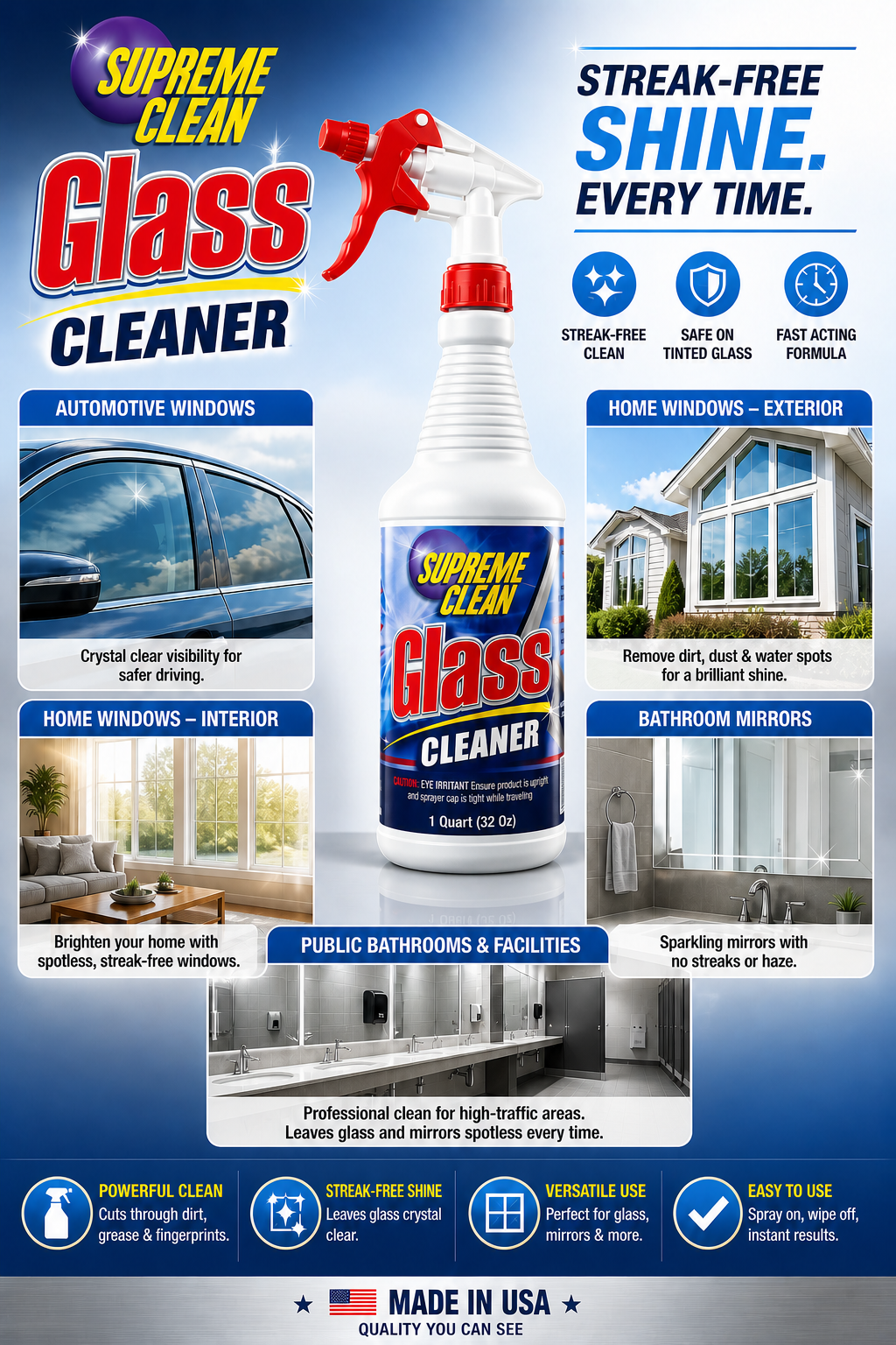 Glass Cleaner 32oz